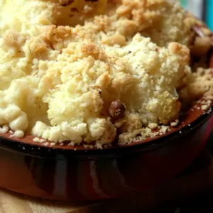 Crumble au chou-fleur