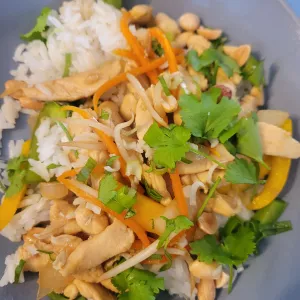 Poulet sauté asiatique