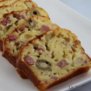 Cake jambon olives
